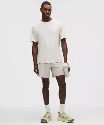 Lululemon Pace Breaker Linerless Short 7" In White