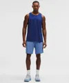 Lululemon Pace Breaker Linerless Short 9" In Blue