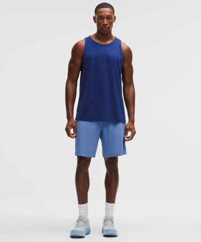 Lululemon Pace Breaker Linerless Short 9" In Blue
