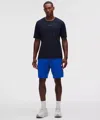 Lululemon Pace Breaker Linerless Short 9" In Blue