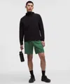 Lululemon Pace Breaker Linerless Short 9" In Green
