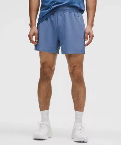 Lululemon Pace Breaker Linerless Short 5" In Blue