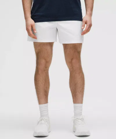 Lululemon Pace Breaker Linerless Shorts 5" In White