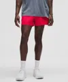 Lululemon Pace Breaker Linerless Shorts 5" In Pink