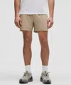Lululemon Pace Breaker Linerless Short 5" In Neutral