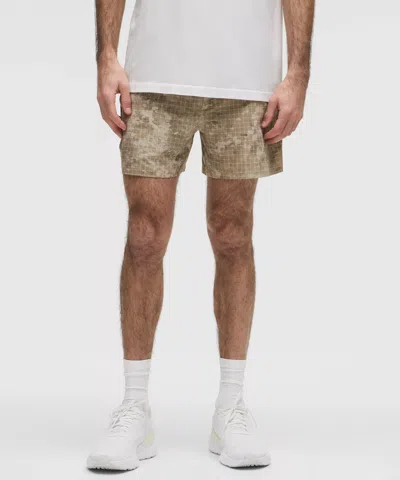 Lululemon Pace Breaker Linerless Short 5" In Green