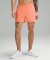Lululemon Pace Breaker Linerless Shorts 5" In Orange
