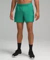 Lululemon Pace Breaker Linerless Shorts 5" In Green