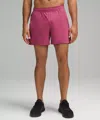 Lululemon Pace Breaker Linerless Shorts 5" In Pink