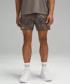 Lululemon Pace Breaker Linerless Short 5" In Gray