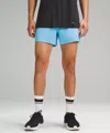 Lululemon Pace Breaker Linerless Shorts 5" In Blue