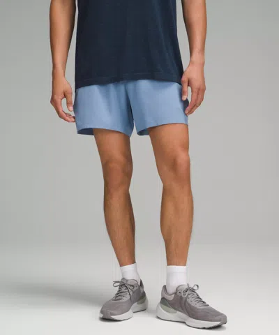 Lululemon Pace Breaker Linerless Short 5" In Blue