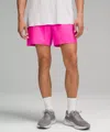 Lululemon Pace Breaker Linerless Shorts 5" In Pink