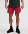 Lululemon Pace Breaker Linerless Shorts 7" In Red