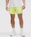 Lululemon Pace Breaker Linerless Short 7" In Yellow