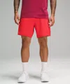 Lululemon Pace Breaker Linerless Shorts 7" In Red