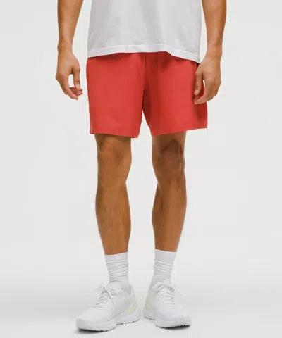 Lululemon Pace Breaker Linerless Shorts 7" In Red