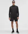 Lululemon Pace Breaker Reflective Linerless Knit Short 7" In Black
