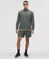 Lululemon Pace Breaker Reflective Linerless Knit Short 7" In Gray