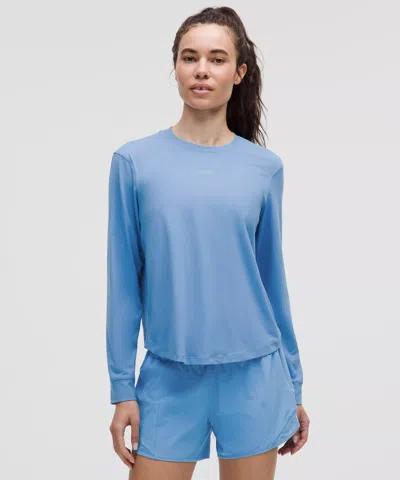 Lululemon Pace Crush Cross-back Uv-protective Graphic Long-sleeve Shirt