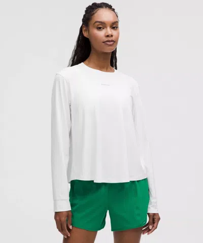 Lululemon Pace Crush Cross-back Uv-protective Graphic Long-sleeve Shirt