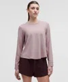 Lululemon Pace Crush Cross-back Uv-protective Graphic Long-sleeve Shirt