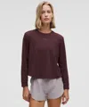 Lululemon Pace Crush Cross-back Uv-protective Graphic Long-sleeve Shirt