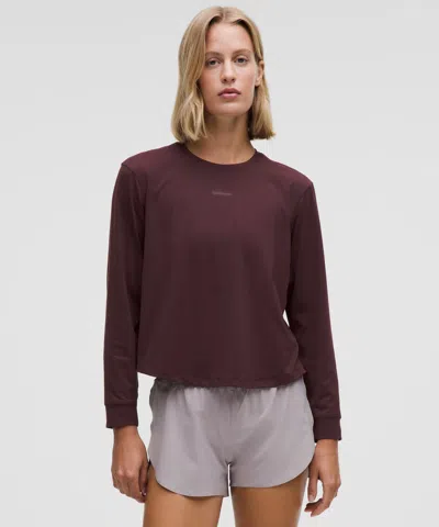 Lululemon Pace Crush Cross-back Uv-protective Graphic Long-sleeve Shirt