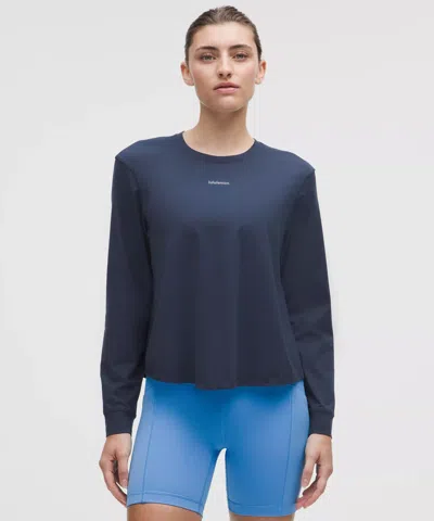 Lululemon Pace Crush Cross-back Uv-protective Graphic Long-sleeve Shirt