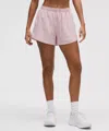 Lululemon Pace Rival High-rise Shorts 3" In Pink