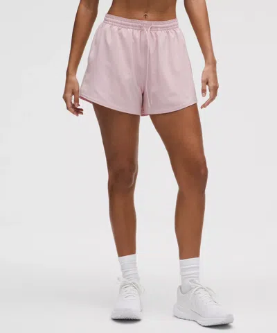 Lululemon Pace Rival High-rise Shorts 3" In Pink