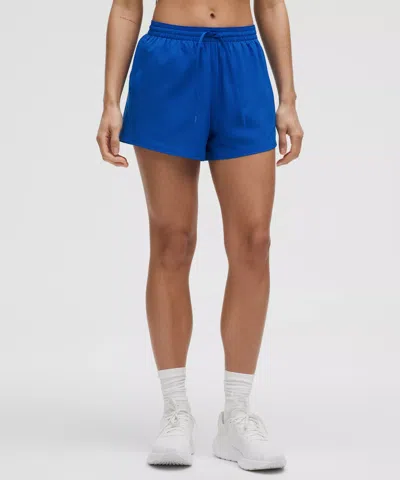 Lululemon Pace Rival High-rise Short 3" In Blue