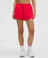 Lululemon Pace Rival High-rise Shorts 3" In Red