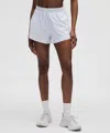 Lululemon Pace Rival High-rise Shorts 3" In White