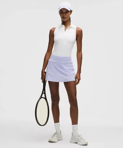 Lululemon Pace Rival Mid-rise Skirt In White