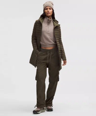 Lululemon Pack It Down Long Jacket In Green