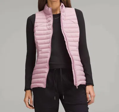 Lululemon Pack It Down Vest In Rose Blush In Multi