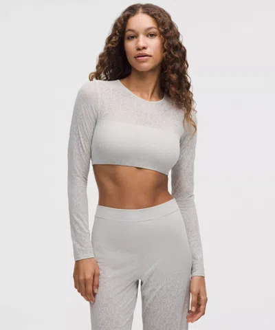 Lululemon Paisley Lace Jacquard Long-sleeve Bandeau