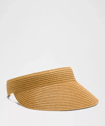 Lululemon Paper Straw Removable Sweatband Visor