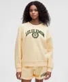 Lululemon Perfectly Oversized Crew Graphic In Neutral