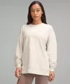Lululemon Perfectly Oversized Crew Graphic In Neutral