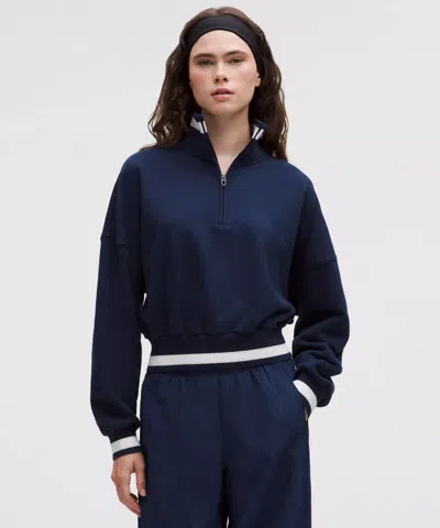 Lululemon Perfectly Oversized Ringer Funnel-neck Half Zip
