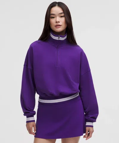 Lululemon Perfectly Oversized Ringer Funnel-neck Half Zip