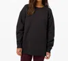Lululemon Perfectly Oversized Sweatshirt In Black In Black