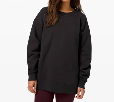 Lululemon Perfectly Oversized Sweatshirt In Black