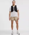 Lululemon Perforated Lined Running Short 5" In Black