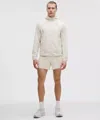 Lululemon Perforated Lined Running Short 5" In White