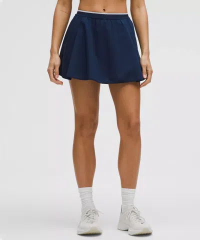 Lululemon Perforated Narrow Waistband Tennis Skirt In Blue