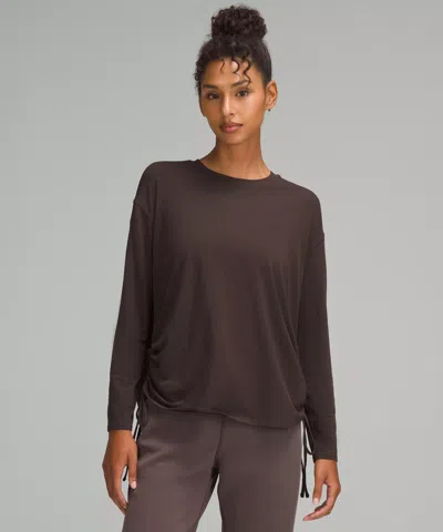 Lululemon Pima Cotton Side-cinch Long-sleeve Shirt