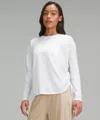 Lululemon Pima Cotton Side-cinch Long-sleeve Shirt